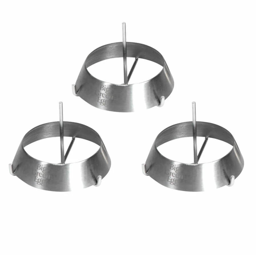 Big Green Egg Grillringen ø 7,5 Cm Rvs 3-delig