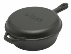 Lodge Logic Combo Cooker Multifunctionele Pan ø 26 Cm Gietij