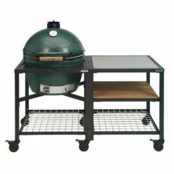 Big Green Egg Modular Outdoor Workspace Compleet Systeem SS-Wood-Grid Incl. XXL Barbecue