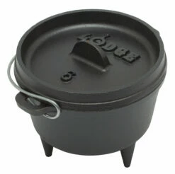 Lodge Logic Camp Dutch Oven ø 15,2 Cm Gietijzer Zwart