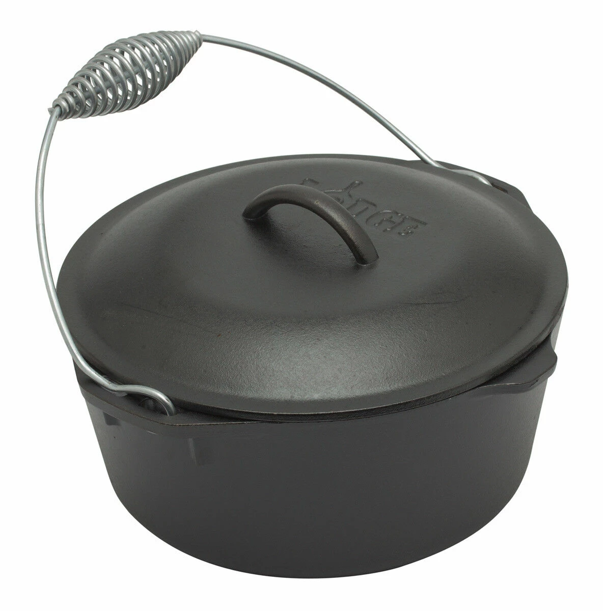 Lodge Logic Dutch Oven Vlakke Bodem ø 26 Cm Gietijzer Zwart