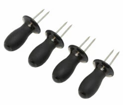 Küchenprofi Maiskolfhouders 7,5 Cm Kunststof Zwart 4 Stuks