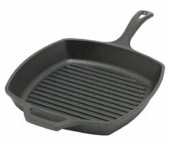 Lodge Logic Vierkante Grillpan 26 Cm Gietijzer Zwart