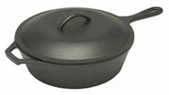Lodge Logic Skillet Koekenpan Met Deksel ø 27 Cm Gietijzer Zwart