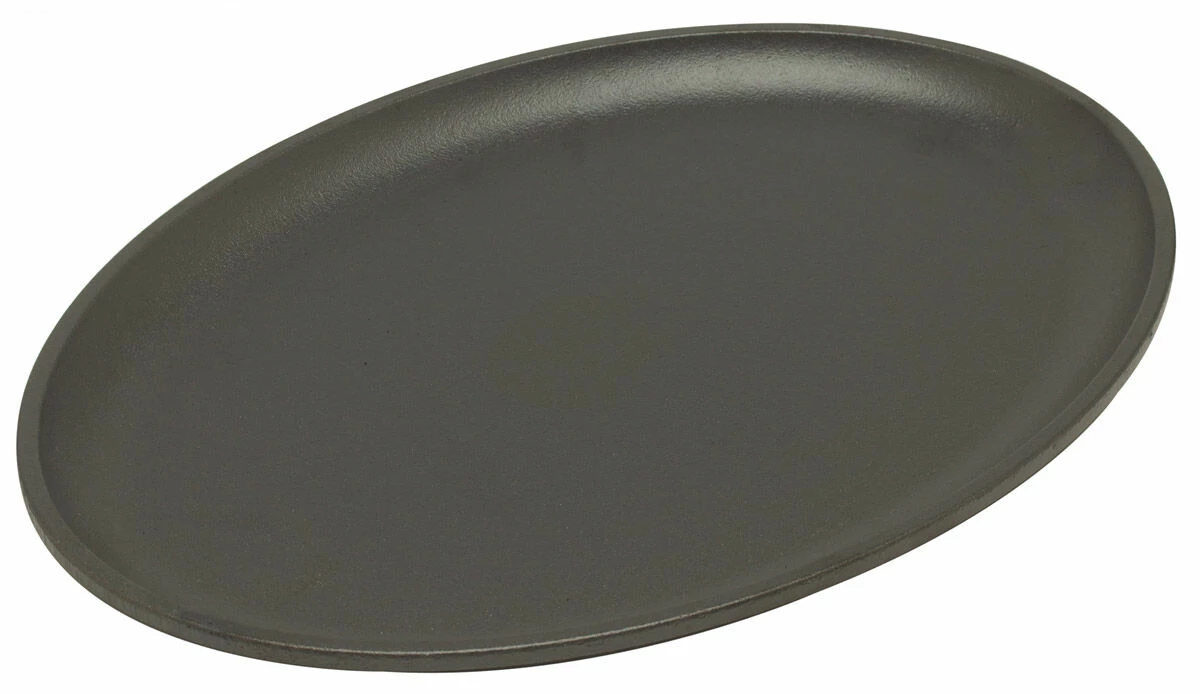 Lodge Bak- Serveerpan Ovaal 34 X 25,5 Cm Gietijzer Zwart