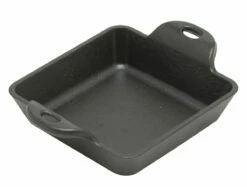 Lodge Logic Vierkante Schaal 12,7 Cm Gietijzer Zwart