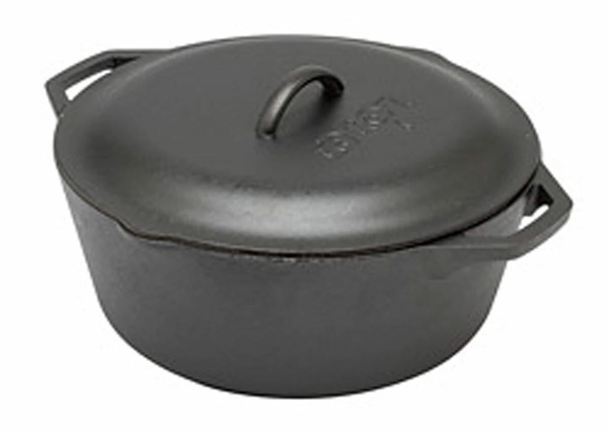 Lodge Logic Braadpan Met Schenktuiten ø 30 Cm Gietijzer Zwart