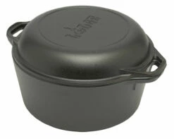 Lodge Logic Double Dutch Oven ø 26 Cm Gietijzer Zwart