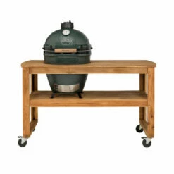Big Green Egg Acacia Table Incl. Nest, Wielen En Extra Large Barbecue