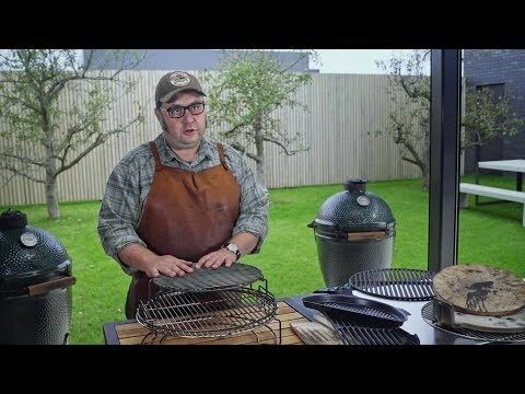 Big Green Egg EGGspander System Stainless Steel Half Grid Voor Large