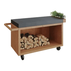 OFYR Mise En Place Table Corten 135 PRO Donkergrijs Keramiek