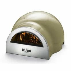 Delivita Houtgestookte Oven 59 X 59 X 39 Cm Olive Green